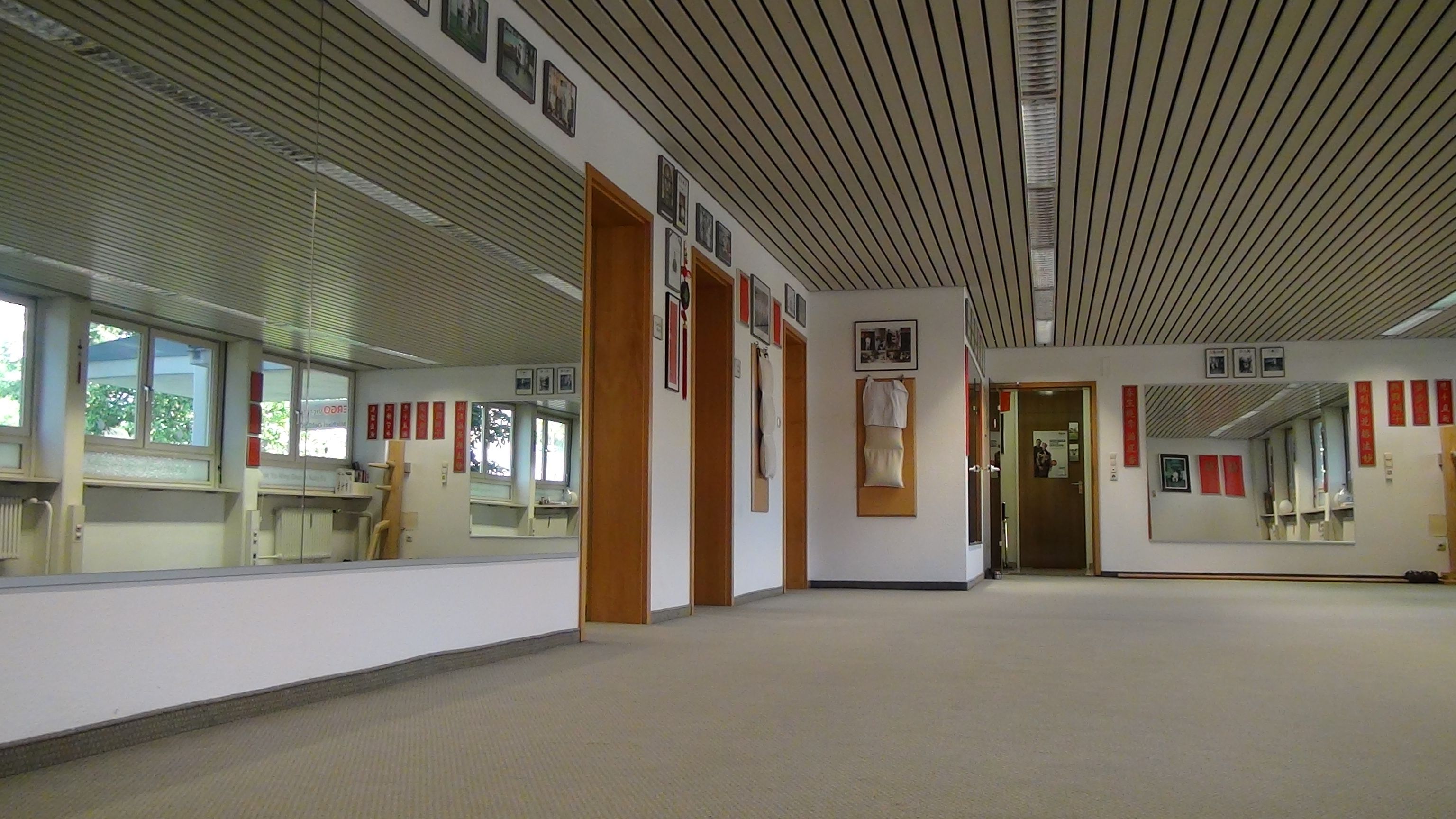 Trainingsraum im Kung Fu Zentrum Kaufbeuren