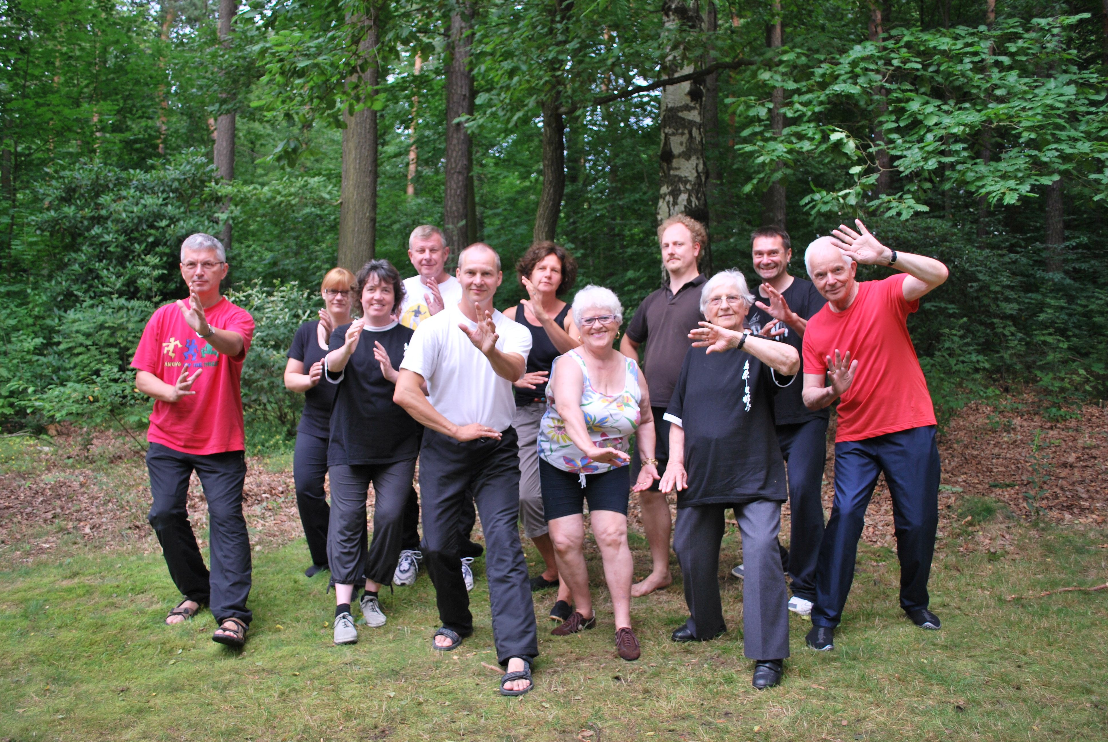 Seminargruppe beim Training